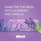 Plasticplace White Drawstring Lavender and Soft Vanilla Scented Garbage Can Liners │ Compatible with Code Q (200 Count) │ 13-17 Gallon │ 25.25" x 32.75"