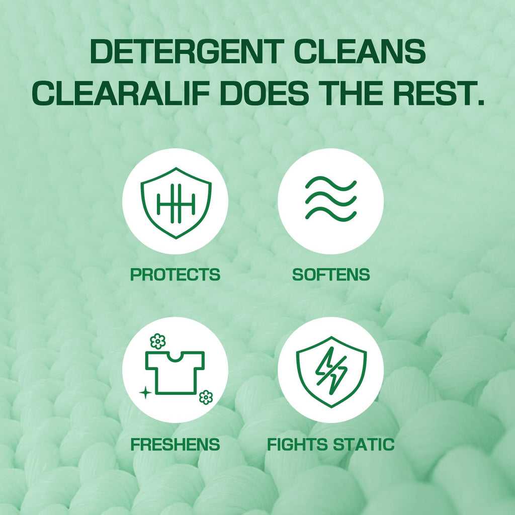 CLEARALIF Liquidless Fabric Softener Sheets, Unscented Scent, 160 Loads