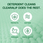 CLEARALIF Liquidless Fabric Softener Sheets, Unscented Scent, 160 Loads