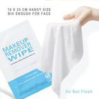100 Pack Individual Makeup Remover Wipes Bulk,Individually Wrapped Face Cleansing Wipes, Travel Makeup Remover Cloth for Travel Hotel Skin Care Face Cleansing