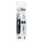 ConairMAN All-in-One Personal Trimmer for Men, for Nose, Ear, Eyebrows and Sideburns Hair Trimmer, 4 piece Men's Grooming Kit, Lithium Battery-Powered