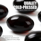 NHQNHQ Purely Nutrient Ethiopian Black Seed Oil, Ethiopian Black Seed Oil Softgels |4.64% Thymoquinone | Non-GMO, Gluten-Free,60 Capsules-1PCS
