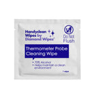 HandyClean Thermometer Wipes, 70% Isopropyl Alcohol 2x1 In, 1000 Count