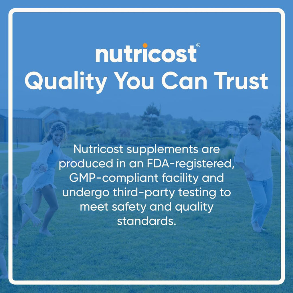 Nutricost Glutathione Capsules 500mg, 240 Capsules - Gluten Free, GMO Free