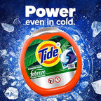 Tide Power Pods Laundry Detergent Pacs with Febreze Freshness with Odor Eliminators, Botanical Rain Scent, 45 Count