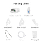 Nebulizer Machine for Adults & Kids with Mouthpiece and Mask, Desktop Compressor & Jet for Home Use-0518-CNB69025-LUE-B4