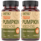 DEVA Nutrition Vegan Pumpkin Seed Oil 500 mg, Cold-Pressed & Unrefined - 90 Capsules