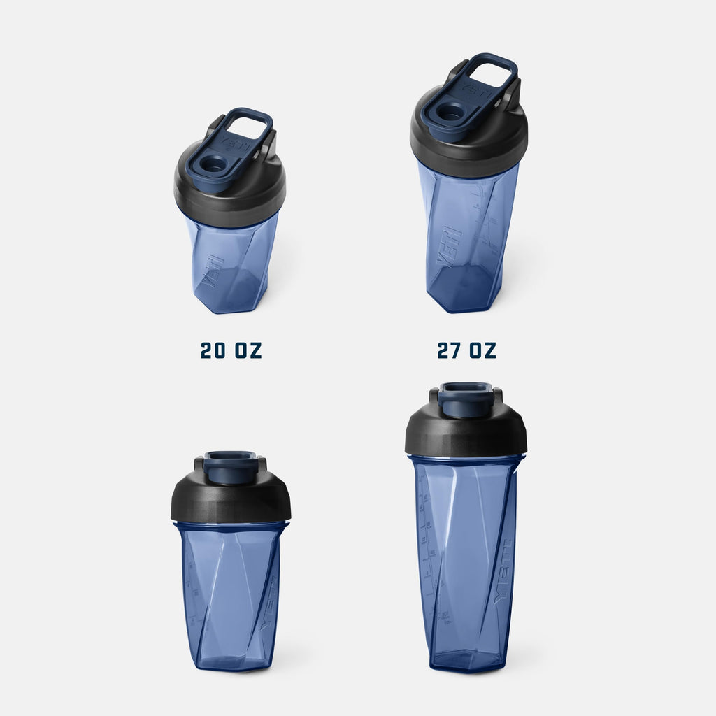YETI Yonder Helimix Vortex Blender Shaker Bottle Holds up to 20oz | No Blending Ball or Whisk | USA Made | Portable Pre Workout Whey Protein Drink Shaker Cup | Dishwasher Safe, Charcoal