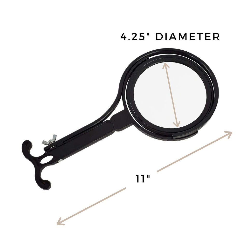Rucci Neck Mirror, Black, 1X/3X