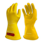 MAGID Insulating Electrical Gloves, Size 10, 12 Pair, Class 0 | Cuff Length - 11", Lineman, Electrician, Voltage Gloves Yellow, M011Y10