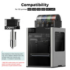 ENOMAKER BambooLab H2D,X2D,P2S High Flow Hotend,Hardened Steel 0.6mm Nozzle