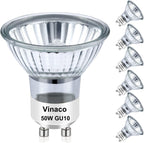 Vinaco Halogen GU10 Bulb Dimmable 50W 2800K Warm White for Candle Warmer