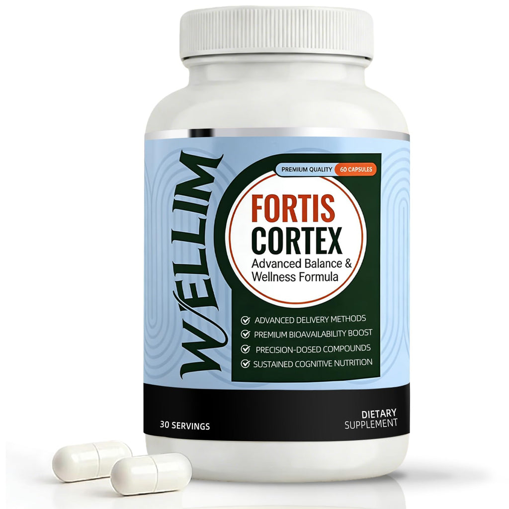 FYRKOA Wellim Fortis Cortex Supplements, Daily Wellness Supplement, Non-GMO - 60 Capsules -1pcs(30-Day Supply)