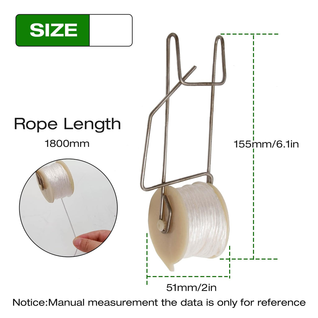 Aynaxcol 20pcs Plant Climbing Hooks Tomato Roller Hooks, Tomato Support Hooks Garden Hooks for Tomato Vine Flower Plant Twine Crop