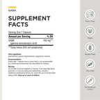 Integrative Therapeutics GABA - Brain Health Supplement that Supports Nerve Cell Function* - Support Neurochemical Balance & Neurotransmitter Production* - Dairy-Free - 60 Capsules (60 Servings)