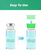 10ml & 30ml Vial Caps, Silicone Peptide Vial Covers, 35 Pack, 7 Colors