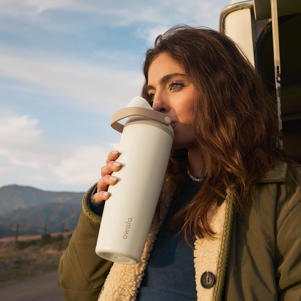Owala FreeSip Sway Stainless Steel Water Bottle 30 oz Iced Breeze