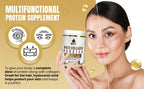 MO4T Multi Collagen Booster Powder – Extra Strength Collagen Supplement with Added Keratin, Biotin, Hyaluronic Acid, Vitamin C & Silica – Complete Doses of Extra Nutrients for Hair Nail & Skin–