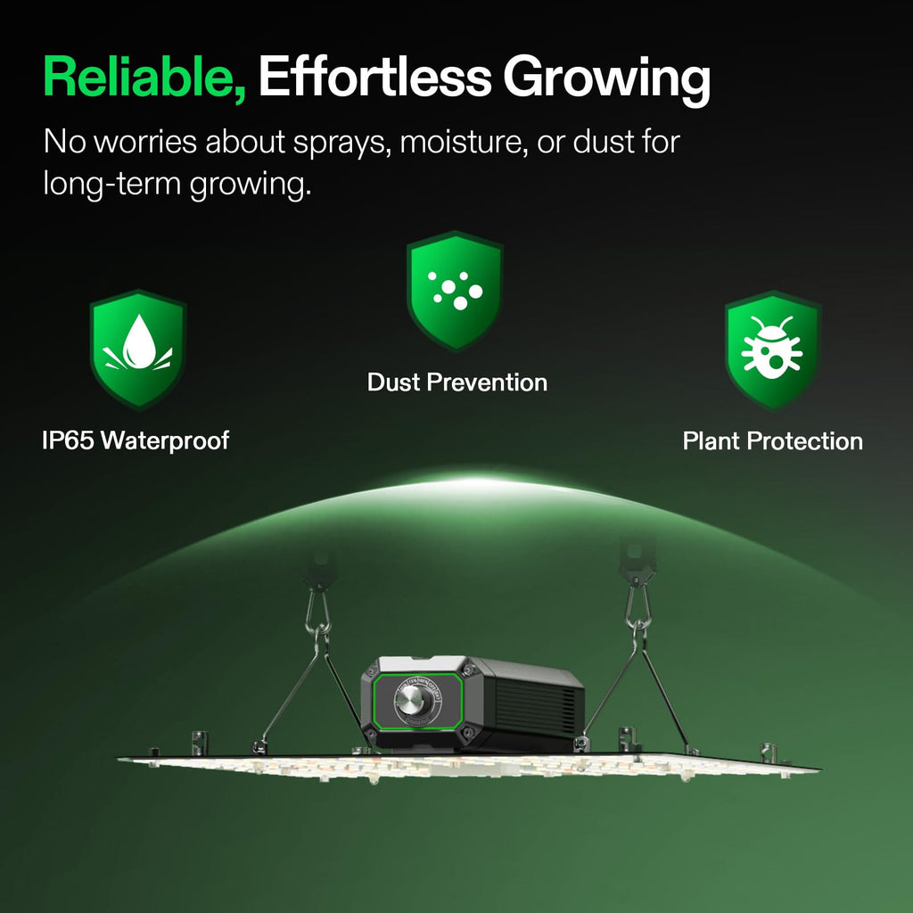VIVOSUN LumaLight 100W LED Grow Light, Full Spectrum Plant Light