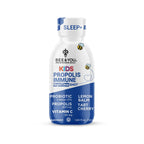 Bee and You Kids Propolis Immune Night Time Shot - Probiotic, Lemon Balm, Tart Cherry, Sleep Support, Immune Support, Gut Health 1.69 Fl. oz, 12 Pack