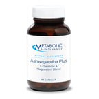 Metabolic Maintenance Ashwagandha Plus - Shoden Extract, L-Theanine & Magnesium - Stress Support - Vegetarian Capsules - Hypoallergenic Formula - 60 Servings - 60 Count