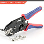 HKS Crimping Tool for Solar PV Cable Connectors - Ratcheting Wire Crimpers - AWG 14-8 (2.5-10mm²) - Ratchet Terminal Crimper - Electrical Crimping Tool