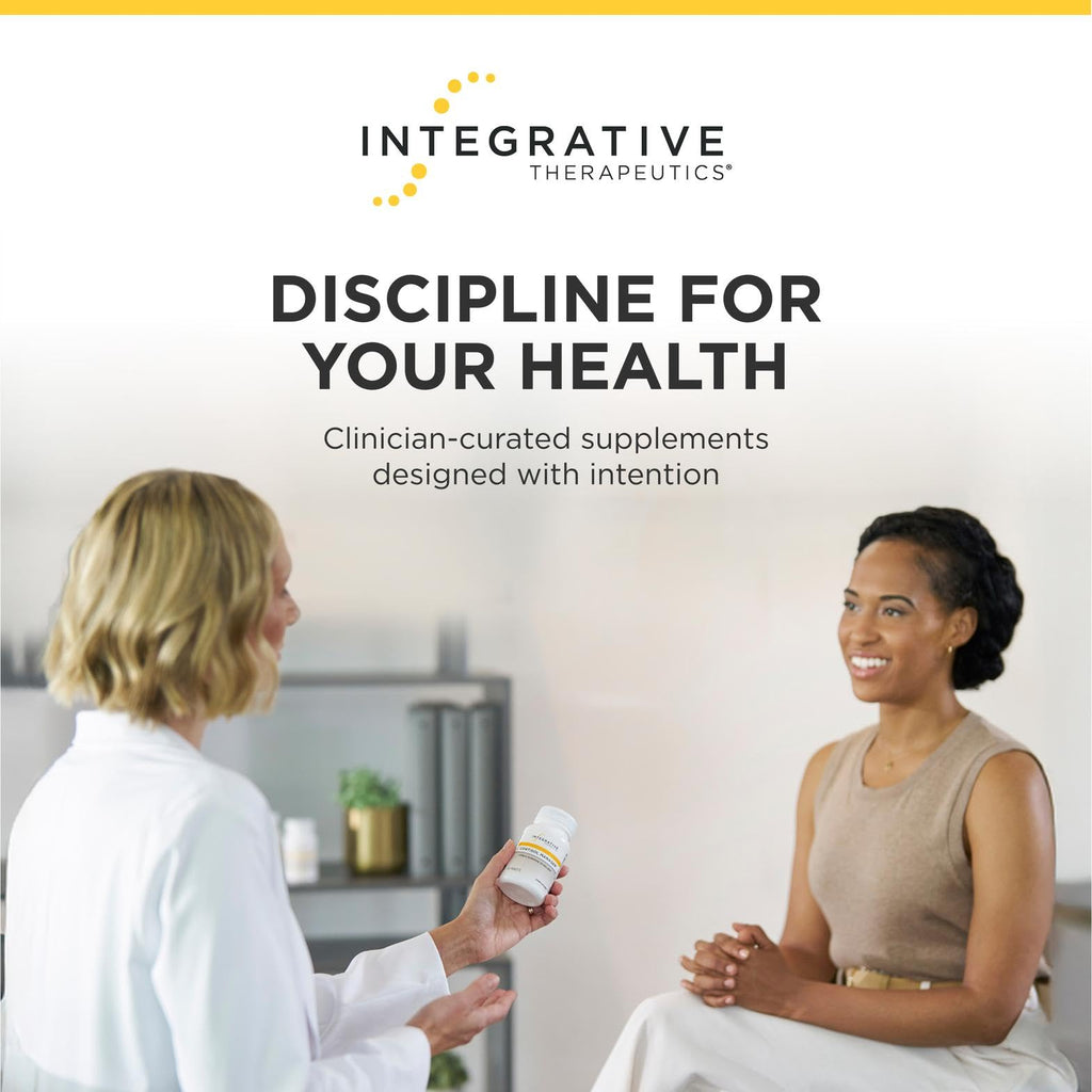 Integrative Therapeutics GABA - Brain Health Supplement that Supports Nerve Cell Function* - Support Neurochemical Balance & Neurotransmitter Production* - Dairy-Free - 60 Capsules (60 Servings)