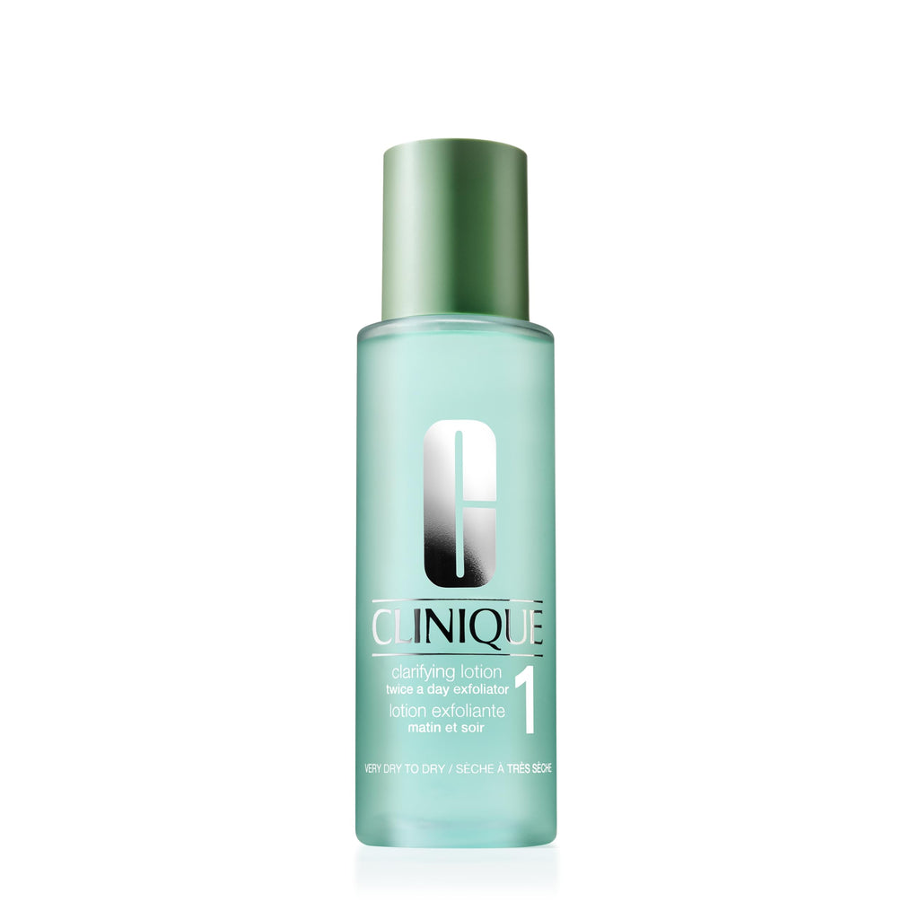 Clinique 3-Step Clarifying Lotion Face Exfoliator 1 | Toner With Witch Hazel + Salicylic Acid | For Very Dry Skin Types, 6.7 Fl Oz