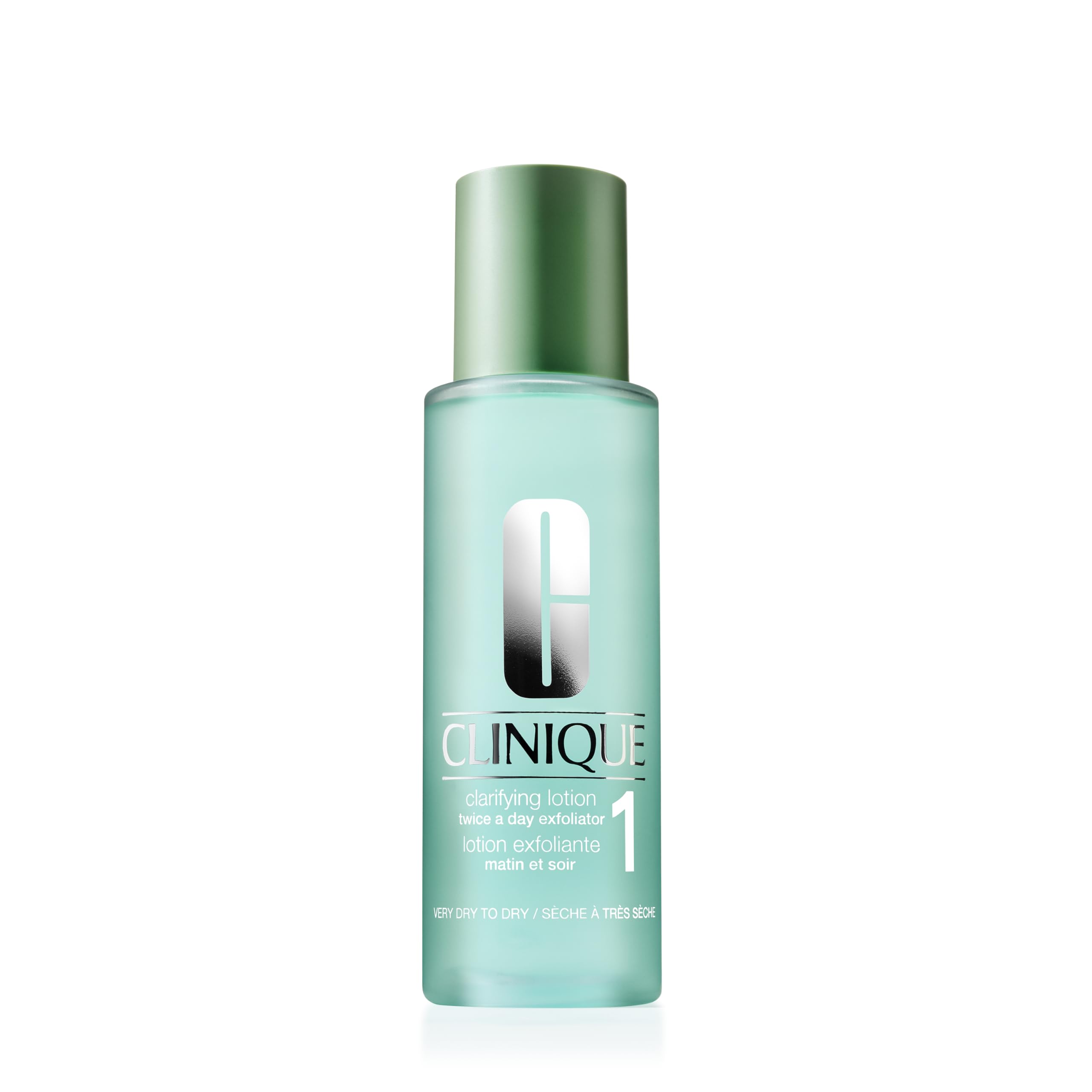 Clinique 3-Step Clarifying Lotion Face Exfoliator 1 | Toner With Witch Hazel + Salicylic Acid | For Very Dry Skin Types, 6.7 Fl Oz