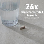 CocoaVia Memory & Focus Brain Supplement, 90 Day, Cocoa Flavanol Blend, Lutein, Added Caffeine for Boost. Improve Cognitive Function, Attention, Vegan & Plant Based, 90 Capsules