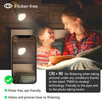 UCB 5W LED Color Changing Light Bulb with IR Remote, RGB and Warm White, 3-Way and Memory Function, 40W Equivalent, fit for Daily Illumination and Mood ambiance