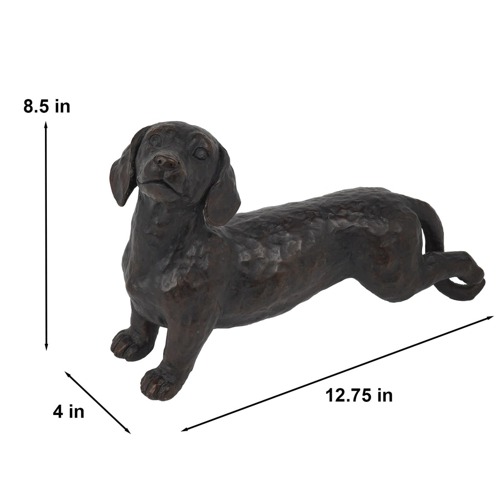 LC LCdecohome Dog Statues Outdoor Dachshund Décor 12.75 * 4 * 8.5 inch