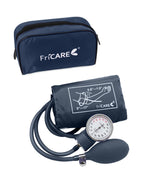 FriCARE Manual Blood Pressure Cuff for Nursing Students, Aneroid Sphygmomanometer for BP Monitoring, Home & Medical School Essentials with Carrying Case, Universal Adult Size, Blue