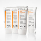 NIDA Invisible Fit Sunscreen | SPF 50 Broad Spectrum UV-A/UV-B Dual Protection | No White Cast, Low Irritation, Hydrating Lotion-like Lightweight Glow Sunscreen for All Skin Types | 1.69 fl. oz., 50ml