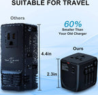 SARQW Travel Converter Adapter Voltage Converter that Steps Down 220 Volts to 110 Volts for use in Over 200 Countries,Including The U.S., U.K., Europe, and Australia