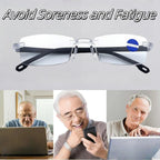 2026 New Self Intelligent Dual Focus Glasses, Precision Vision Aid Tool, Precision Vision Aid Glasses, Adjustable Auto Focus Eyeglasses for Women Men (2 Set)