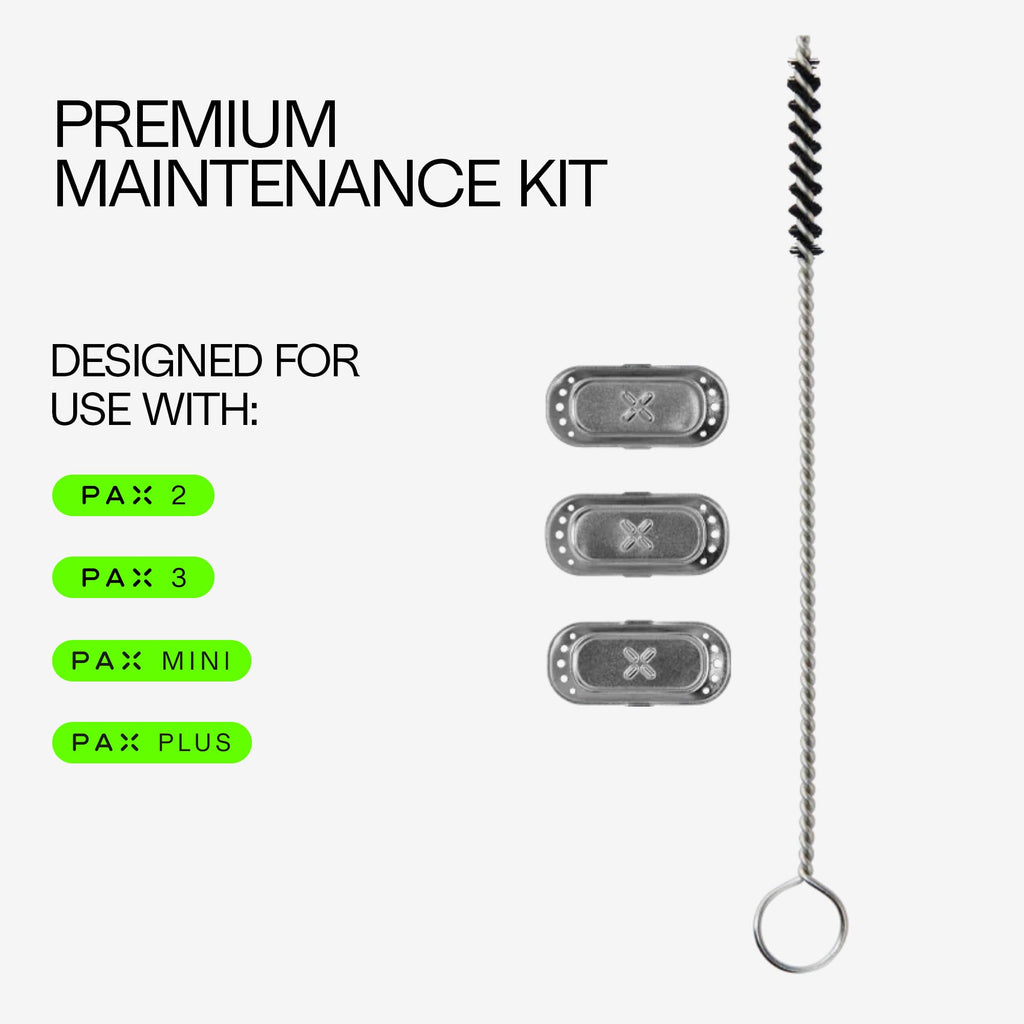 PAX Premium Maintenance Kit – Essential Supplies to Take Care of Your PAX – Includes Three 3D Oven Screens & a Wire Brush