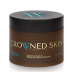 Crowned Skin Reign Body Butter Cologne for Men | Fresh & Nautical | New Moisturizing Formula Scented with Pink Pepper & Bergamot | Infused with Natural Shea & Mango Butters | All-Day Fragrance | 4.4oz