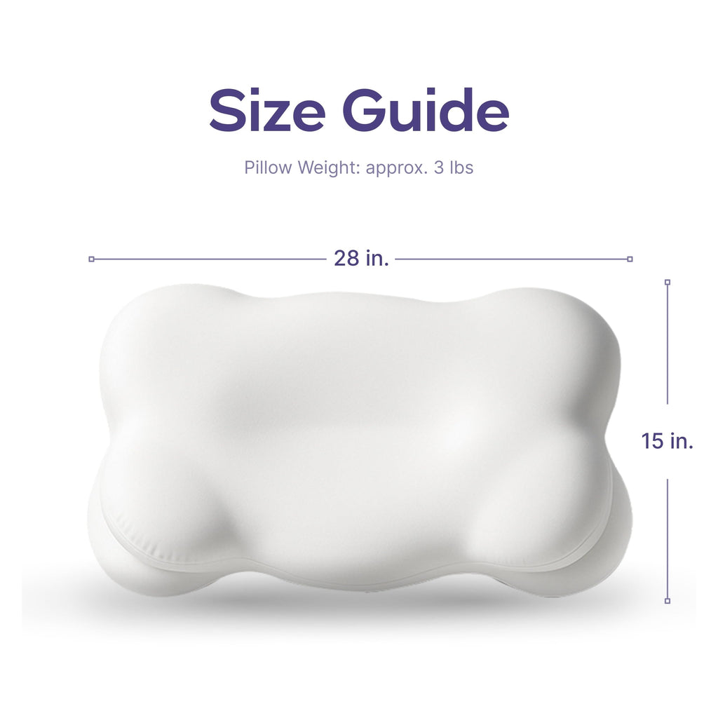 Mellow CloudAlign Memory Foam Pillow for Neck & Shoulder Support, Standard
