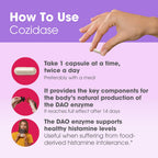 Intoleran Cozidase Dietary Supplement DAO - 60 Capsules