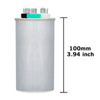VEXUNGA 35/7.5 uF 35+7.5 MFD 370V or 440V Dual Run Start Round A/C Capacitor CBB65 CBB65B Air Conditioner Capacitors for AC Unit Fan Motor Start or Heat Pump or Condenser Straight Cool