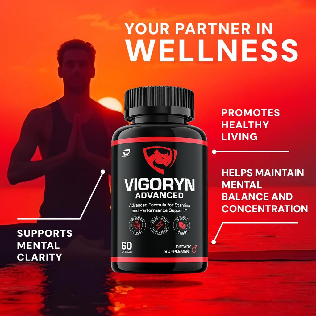 Vigoryn Advanced Formula Supplement, Vigoryn Pills for Men Reviews, 2 Pack, 120 Capsules