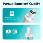 ICEPURE PRO ADQ74793501 NSF/ANSI 401 NSF/ANSI 42Certified Replacement LT1000P, Kenmore Elite 9980, ADQ747935 LT1000PC MDJ64844601 ADQ74793502 Refrigerator Water and LT120F Air Filter, 1Combo