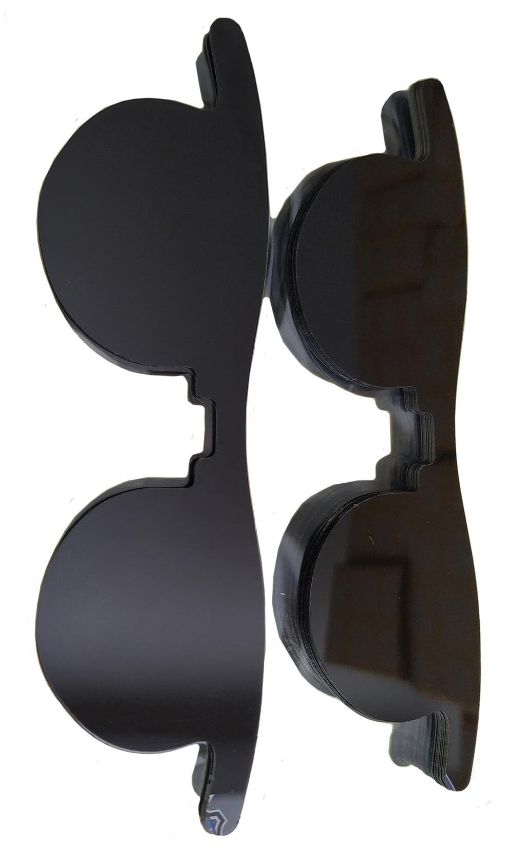 Generic Post Mydriatic Behind Glasses Slip-ins Big size Box of 200pcs, 49mmx128mm, Metal Gray