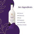 Pure 100% Acai (750 ml) Superfruit Juice - Packed with Antioxidants, Essential Fatty Acids & Phytonutrients. Sugar-free, No Dilution, Gluten-Free & Kosher