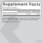 Sports Research Zinc Picolinate 50mg with Organic Coconut Oil | Highly Absorbable Zinc Supplement for Healthy Immune Function - Non-GMO Verified, Gluten & Soy Free (60 Liquid Softgels)