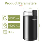 Wancle Electric Coffee Grinder, Spice Grinder, One Touch Coffee Mill for Beans, Spices and More, with Clean Brush Black