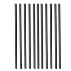 50 Pack Deck Balusters 36 Inch Rectangle Deck Railing Balusters with End Caps & Stainless Screws, Outdoor Face Mount Metal Spindles for Porch Stair