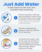 Voltrish 30-Count Lead Paint Test Kit, Lead Test Swabs for Paint & Toys