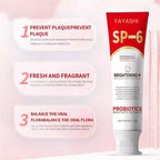 Sp6 Probiotic Ultra Whitening Toothpaste, Fresh Breath (2pcs)